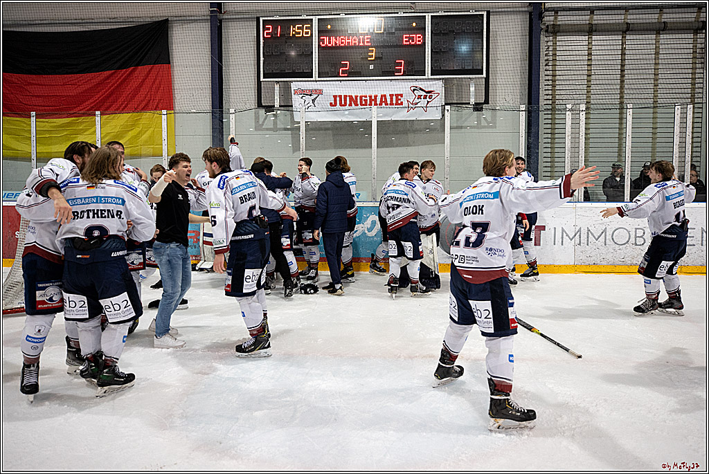 U20-DNL Meisterschaftsfinale;  Koelner Junghaie - Eisbaeren Juniors Berlin; Koeln, 27.03.2022